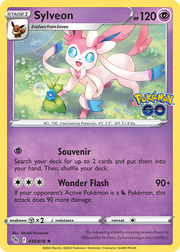 Pokémon Go Holo Sylveon #35/78